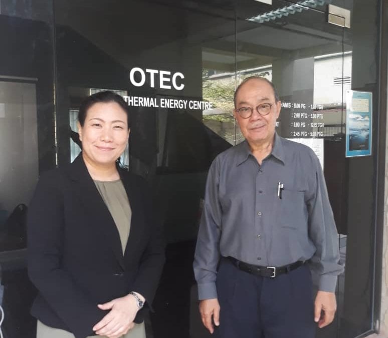 3 October 2019 : First Meeting with SATREPS-Ocean Thermal Energy Conversion (OTEC) JICA Project Coordinator – Ms. Kimiko Masuda